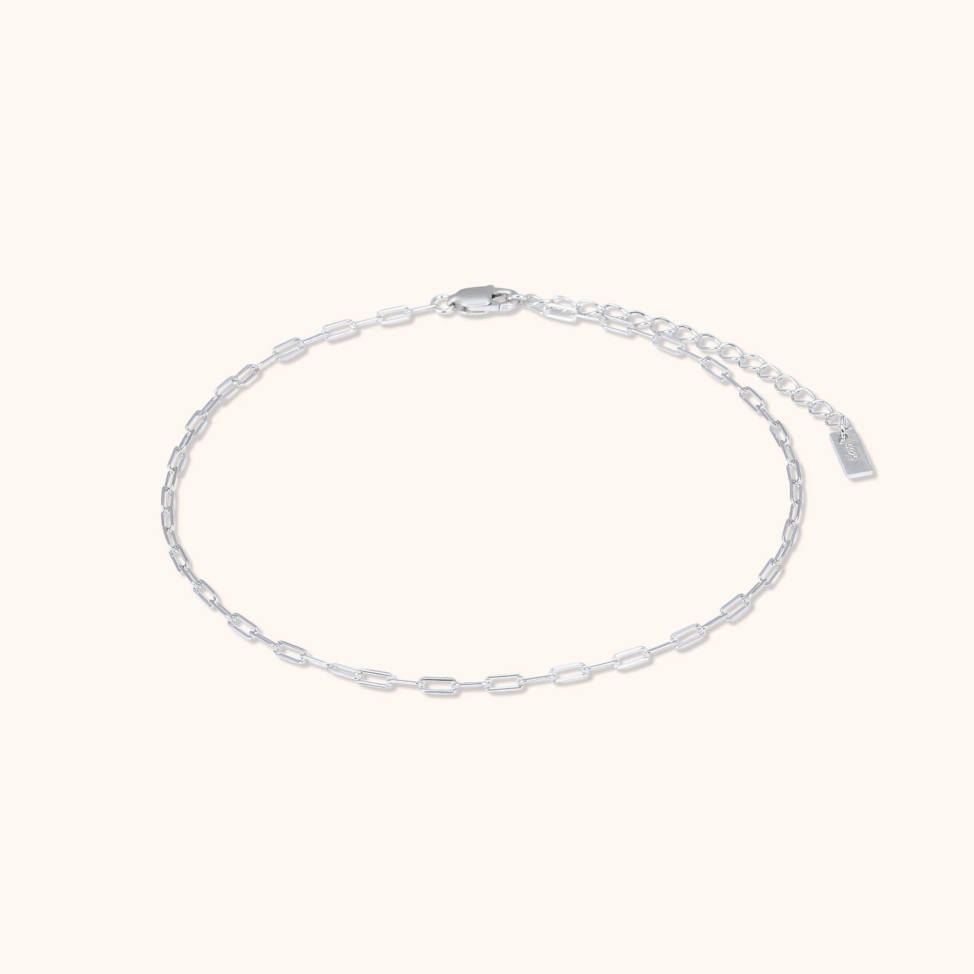 Link Anklet Silver